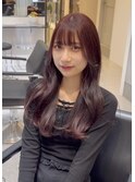 ツヤ髪ラベンダーピンク2