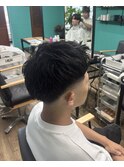 短髪フェード