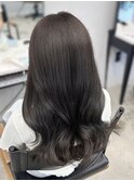 上品韓国ヘアダークグレージュ