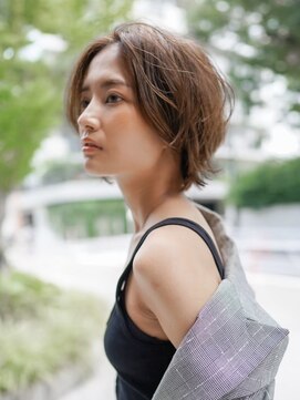 ギークス(GEEKS) 【GEEKS渋谷】ナチュラルショートウルフ/20代30代/ベージュ/小顔