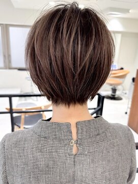 レジスタ バイ ジルブラン 高崎(REGISTA by JIL BLAN) 高崎髪質改善白髪ぼかしハイライトショートボブカット30代40代