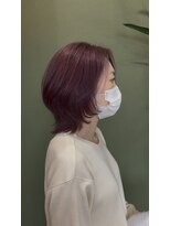 ブランチ(branch) 「ナチュラルに盛れる」ピンクベージュ×ボブウルフ