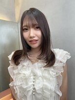 ロンドアベニール 北千住(Lond avenir)&nbsp;ミルクティーベージュ/レイヤーボブ韓国巻き顔周りカット/北千住