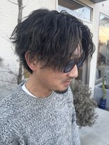 アン(un) ルーズパーマ×ハイライト