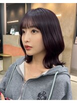サンドナル 鹿児島天文館(sand NALU)&nbsp;ハッシュカット/グレージュ/デザインカラー[鹿児島天文館]