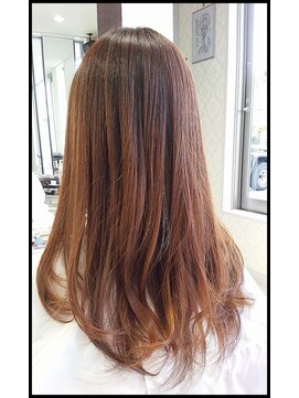 メタ(META) カット + ハイブリッド縮毛矯正(ストレート)