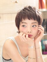 エイミーバイアフロートザガーデン 浦和店(amie by afloat the garden)&nbsp;ベビーショートバング×シアーベージュでツヤ肌に【浦和】