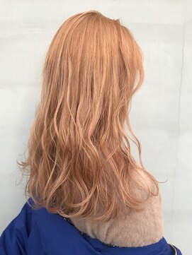 ヘアー アイス ルーチェ(HAIR ICI LUCE) オレンジカラー ハイトーンカラー ブリーチカラー 担当 山中