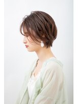 アンジュール(UNJOUR.)&nbsp;耳かけショート×なじむハイライト 30代40代50代