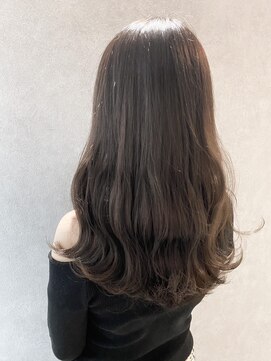 ジーナ 博多(Zina) 小顔セミウェットウェーブピンクベージュハイライトカラー