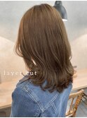 【村上】レイヤーカット×セミディ