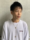 【あおき ひかる】クセを活かしたナチュラルツーブロックカット