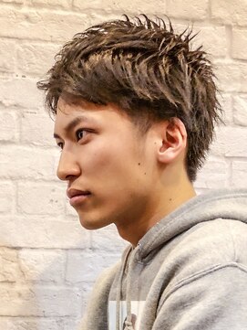 グレイスフル バーバープラチナム 六本木店(Graceful Barber platinum) ツーブロックショート/束感/barber