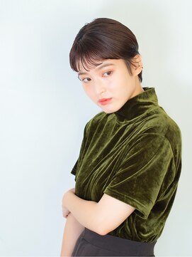 コンティニュー オモテサンドウ(CONTINUE OMOTESANDO) CONTINUE(表参道)シースルーバングハンサムショート