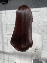 カミビト マヴィー(kamibito mavie)&nbsp;髪質改善カラー★ハイライトピンクベージュ白髪染め40代50代