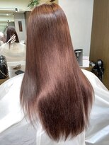 ディア(.eer)&nbsp;つやつやの艶髪☆ラベンダーピンク×ブラウン/超音波&オージュア