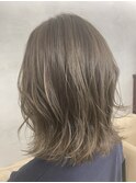 ハイライトカラー◎ミルキーアッシュ