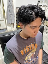 ヘアーシェルターフォーメン(Hair Shelter for men)&nbsp;スパイラルパーマアップバング