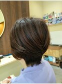後頭部ふんわりショート
