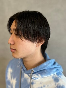 ソアー 新大阪(SOAR) 爽やかモテセンターパートウルフマッシュスタイル【新大阪】