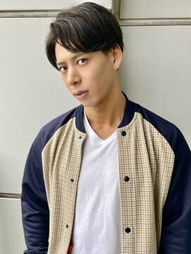 コーゾーギンザ 上野御徒町店(KOZO GINZA) サイドパートコンマヘア/アップバングショート/韓国マッシュ