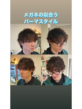 美容室 ステラ ツーブロックマッシュレイヤーウルフ