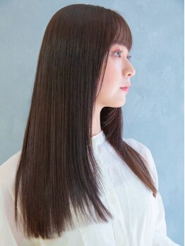 アース 新庄店(EARTH)の写真/気になるクセ・うねり・広がりなどのお悩みをしっかり解消！柔らかな質感のナチュラルストレートに♪