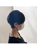 大人ショート◎暗髪グレージュ