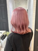 ジーナ 博多(Zina) ブリーチ有りWカラー/ピンクベージュ