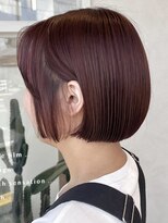 ポジ(poji)&nbsp;ピンクブラウン　艶髪　髪質改善　韓国風　顔まわり　顔周り