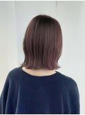 ピンクブラウン/ボブ