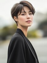 アルトリスト(Altruist Aging×HAIR&SPA)&nbsp;★ダークアッシュ大人ガーリーボブ着物似合わせカット/髪質改善