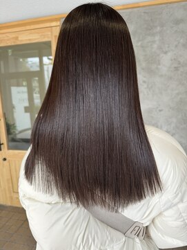 マルフェ 天王寺(marfe) 乾かすだけ艶髪サラサラストレートミディアムロング