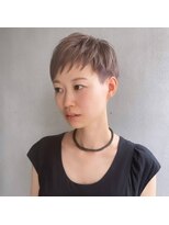 エーガール美容室(A-girl)&nbsp;グレージュツヤカラー×ショート