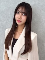 ビームズ トータルビューティー 西中島店(Bee ms Total Beauty)&nbsp;サラツヤロングベージュカラーブリーチしない透明感カラー