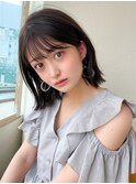 【NEW OPEN】小顔前髪あり後れ毛サイド バングメルティカラー