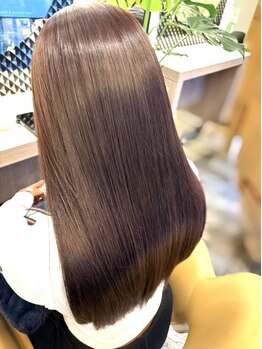アロン(Allons Ginza)の写真/思わず触りたくなる質感と艶◎髪の内側から美しく、毛先まで潤う、指通りなめらかな憧れの美髪へ―。