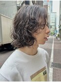 メンズボブ メンズパーマ メンズミディアムヘア 銀座