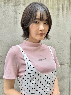 ロンドアベニール 北千住(Lond avenir) ブリーチなしチェリーブラウン髪質改善縮毛矯正酸性ストレート