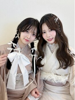 ニューミー(new me)の写真/早朝OK/難波駅5分【浴衣着付け+ヘアセット¥4500】【着付け+ヘアセット¥9800】2026年成人式予約受付中☆