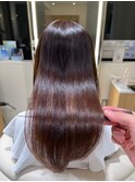 20代～50代☆髪質改善/酸性ストレート/ブラウン☆ロング☆