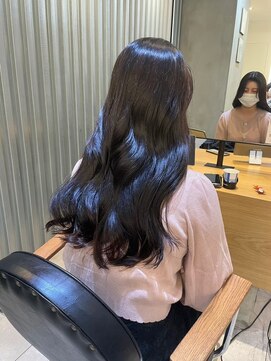 ジーナ 本八幡(Zina) 髪質改善＊ロングレイヤーグレーベージュ＊美髪【Zina本八幡】