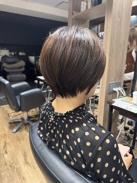 ハピネス クローバー 八木店(Happiness CLOVER) ミセスショート 脱白髪染め ブラウン 30代40代50代