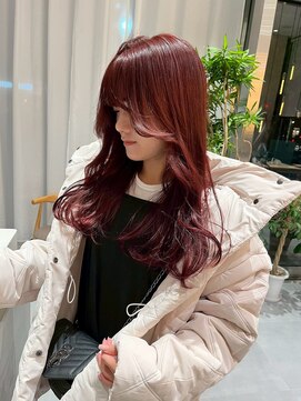 ガリカ 横浜(Gallica) 赤みたっぷりチェリーレッド×顔まわりレイヤー