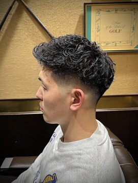 フェードパーマ　新潟女池　床屋　バーバー　新潟市中央区