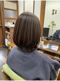 ミディアムレイヤーボブ