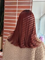 ルームヒゴバシ(room higobashi)&nbsp;柔らかさのあるブラウンレッドカラー