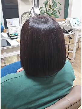 ヘアアトリエ ナイン(hair atelier nine) ヘッドスパ/チェリーレッド/ハイレイヤーウルフ/髪質改善/福島市