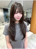 <ゲスト>こなれ感!巻くだけで決まる小顔ロングレイヤー