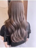 #透明感カラー#まろやかベージュ#トリートメント